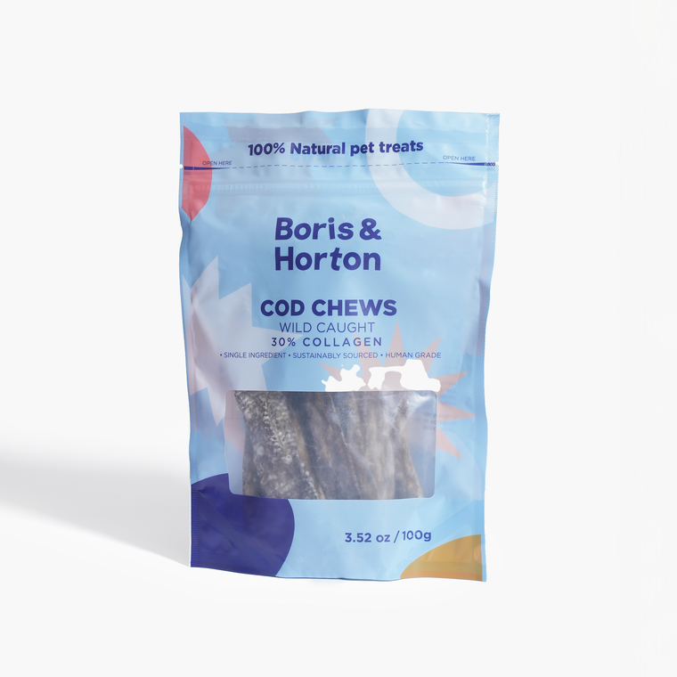 Boris & Horton 100% Natural Cod Chews Dog Treats