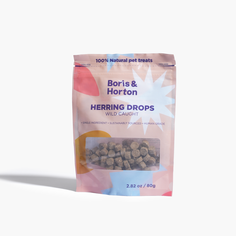 Boris & Horton 100% Natural Herring Drops Dog Treats